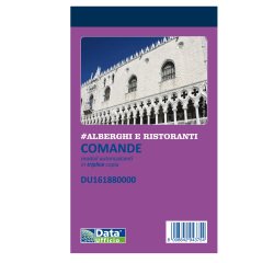 Blocco comande - 25/25/25 copie autoricopianti - 16,8 x 10 cm - DU161880000 - Data Ufficio