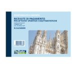 Blocco ricevute pagamento per attività sportive dilettantistiche - 50/50 copie autoricalcanti - 11,5 x 16,5 cm - DU1625800 - Data Ufficio