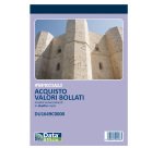 Blocco distinta acquisto carte valori - 50/50 copie autoricalcanti - 21,5 x 14,8 cm -DU1649C0000 - Data Ufficio