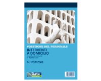 Blocco interventi a domicilio del cliente - 50/50 copie autoric. - 21,5 x 14,8 cm - DU16577C000 - Data Ufficio