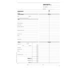 Blocco preventivi e ordinativi per banchetti - 50/50 copie autoric. - f.to 29,7 x 21,5 cm - DU1670C0000 - Data Ufficio