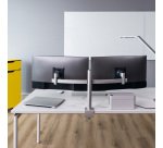 Braccio portamonitor PRO estensibile - 5085-23 - per 2 monitor - Durable