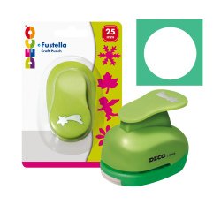 Fustella - motivo cerchio - dim. sagoma 25 mm - Deco