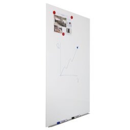 EN_Pizarra rocada magnetica blanca con sistema ski whiteboard 100x150 cm