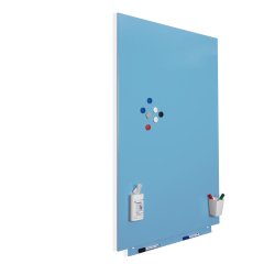 Lavagne magnetiche senza bordi - 75 x 115 cm - azzurro - Cep