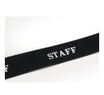 Cordoncini portabadge stampa staff - nero - 44 cm - Durable - conf. 10 pezzi