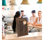 Portadepliant con base a L - A4 - 21 x 30 cm - Lebez