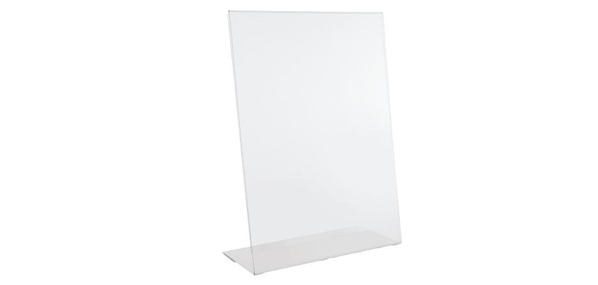 Portadepliant con base a L - A5 - 15 x 21 cm - Lebez