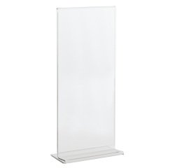 Portadepliant con base a T - 1/3 A4 - 10 x 21 cm - Lebez