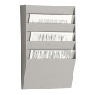 Portadepliant wall organizers - a 6 tasche A4 orizzontali - 31,1 x 7,9 x 50,2 cm - Paperflow