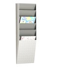 Portadepliant wall organizers - a 6 tasche A4 verticali - 23,6 x 8,3 x 71,2 cm - Paperflow