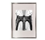 Cornice in PVC e crilex - A4 - argento - Methodo