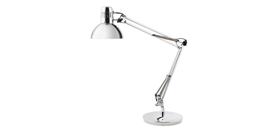 Lampada da tavolo Architect - 11 W - silver - Alba