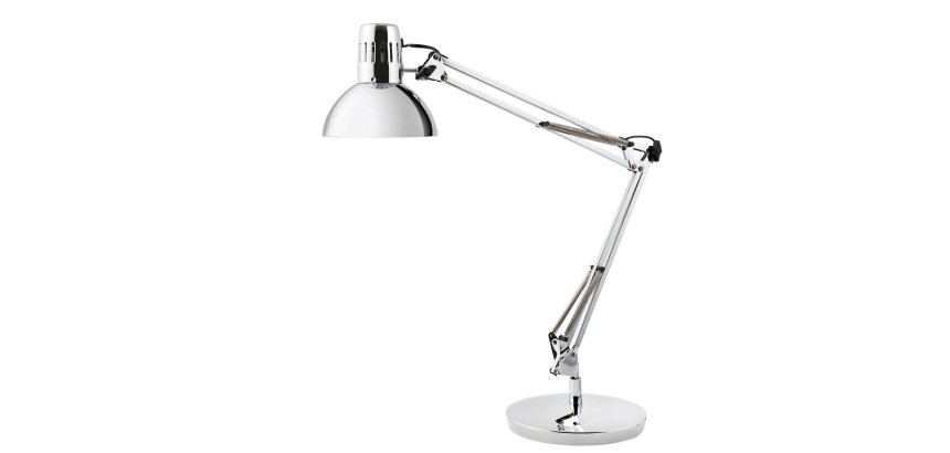 Lampada da tavolo Architect - 11 W - silver - Alba
