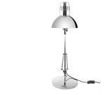 Lampada da tavolo Architect - 11 W - silver - Alba