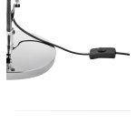 Lampada da tavolo Architect - 11 W - silver - Alba