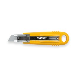 EN_Cuter olfa plastico cuchilla ancha 18 mm retractil apto para zurdos