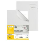 Cartellina a L Poli Privacy - A4 - PP - liscio pesante - bianco opaco per documenti riservati - Sei Rota