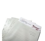 Buste con foratura universale Atla Privacy - per documenti riservati - 22 x 30 cm - bianco - Sei Rota - conf. 10 pezzi