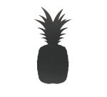 Lavagna da parete Silhouette - forma ananas - 49,3 x 23,6 cm - nero - Securit