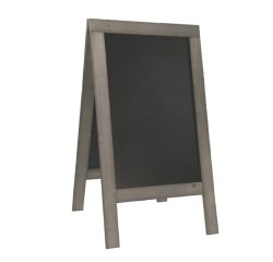Lavagna Sandwich Nature - 131 x 72,7 x 72 cm - legno grigio - Securit