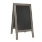 Lavagna Sandwich Nature - 131 x 72,7 x 72 cm - legno grigio - Securit