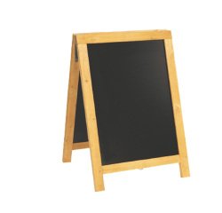 Lavagna Sandwich Nature - 85 x 54,5 x 44 cm - legno naturale - Securit