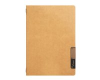 Portamenù Nature - 1 inserto doppio - A4 - 34 x 24,5 cm - beige - Securit