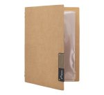 Portamenù Nature - 1 inserto doppio - A4 - 34 x 24,5 cm - beige - Securit