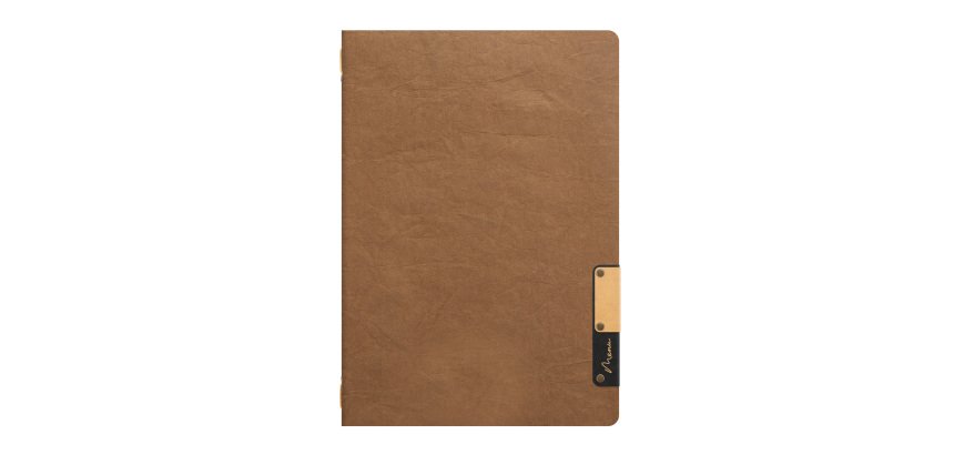 Portamenù Nature - 1 inserto doppio - A4 - 34 x 24,5 cm - marrone - Securit