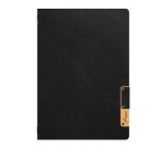 Portamenù Nature - 1 inserto doppio - A4 - 34 x 24,5 cm - nero - Securit