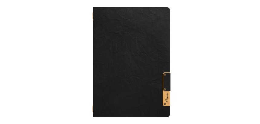 Portamenù Nature - 1 inserto doppio - A4 - 34 x 24,5 cm - nero - Securit