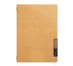 Portamenù Nature - 1 inserto doppio - A5 - 24,9 x 17,5 cm - beige nature - Securit