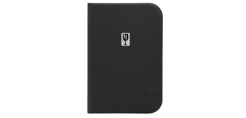 Portamenù Essential - A4 - 31,5 x 24 cm - nero - Securit