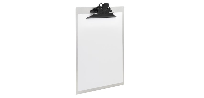 Portamenù - con clip in metallo - A4 - 33,2x22,8 cm - Securit
