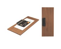Portaconto - con fermaglio - 24 x 10 cm - legno - Securit