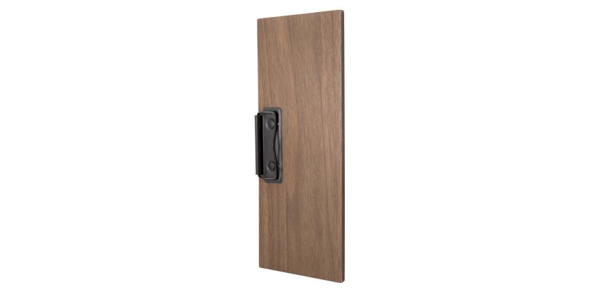 Portaconto - con fermaglio - 24 x 10 cm - legno - Securit