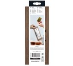 Portaconto - con fermaglio - 24 x 10 cm - legno - Securit