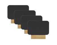 Mini lavagne segnaposto - 7,5 x 9 cm - Securit - set  4 pezzi