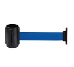 Segnapercorso murale Alfa Mural - nero - diametro 6 cm - con nastro blu da 200 cm - Medial