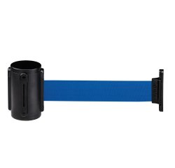 Segnapercorso murale Alfa Mural - nero - diametro 6 cm - con nastro blu da 200 cm - Medial