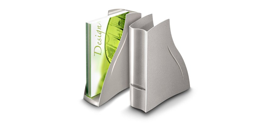 Portariviste Ellypse Extra Strong - 27,8 x 8,3 x 32,5 cm - grigio talpa - CEP