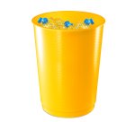 Cestino raccolta differenziata - 40 L - giallo/blu/nero - Cep - set 3 pezzi