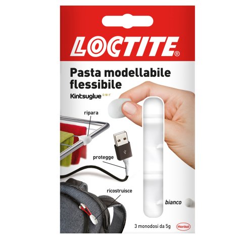 Colla Kintsuglue - 3 x 5 gr - bianco - Loctite