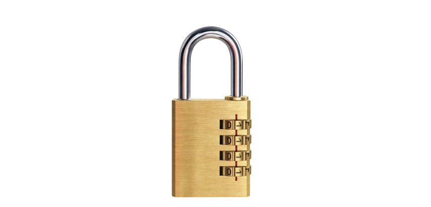 Lucchetto con combinazione - 38 mm - Metalplus