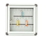 Bacheca murale portachiavi - 25 posti - 30 x 30 cm - Metalplus