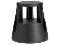 Sgabello Roll a step - nero - 24 x 45 x 45 cm - Caimi