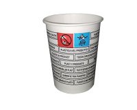 Bicchieri in carta - 180 ml - con marcatura S.U.P - Dopla - conf. 50 pezzi