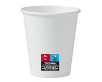 Bicchieri in carta - 200 ml - con marcatura S.U.P - Dopla - conf. 50 pezzi