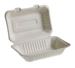 Vaschette Sandwich Take Away Bio - 25,1 x 16,2 cm - Leone - conf. 50 pezzi